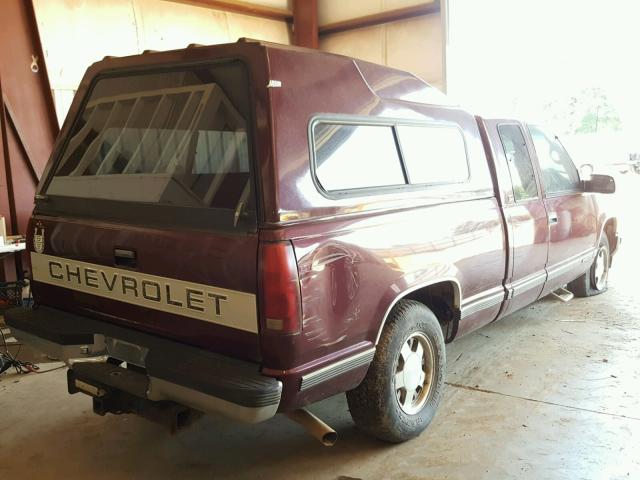 2GCEC19R7V1158304 - 1997 CHEVROLET GMT-400 C1 BURGUNDY photo 4