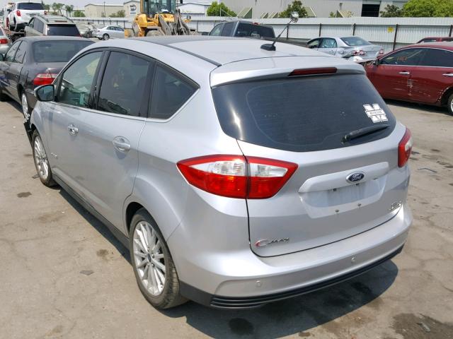 1FADP5BU2DL502125 - 2013 FORD C-MAX SEL SILVER photo 3