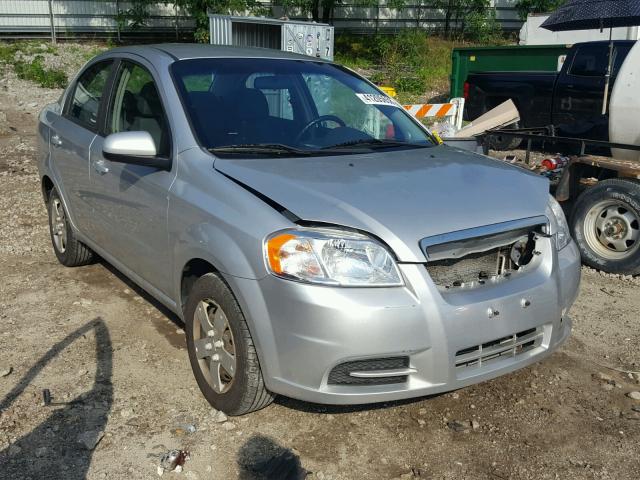 KL1TD5DE7BB234378 - 2011 CHEVROLET AVEO LS SILVER photo 1
