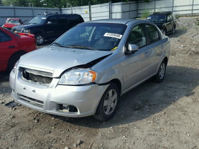 KL1TD5DE7BB234378 - 2011 CHEVROLET AVEO LS SILVER photo 2