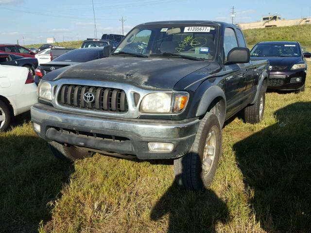 5TESN92N52Z102680 - 2002 TOYOTA TACOMA GREEN photo 2