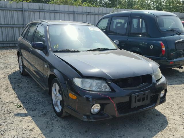 JM1BJ245021618195 - 2002 MAZDA PROTEGE PR BLACK photo 1