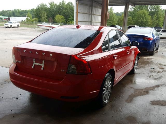 YV1382MS2A2496271 - 2010 VOLVO S40 2.4I RED photo 4