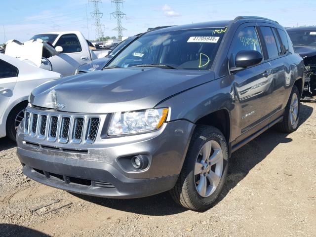 1J4NF1FB9BD281448 - 2011 JEEP COMPASS SP GRAY photo 2