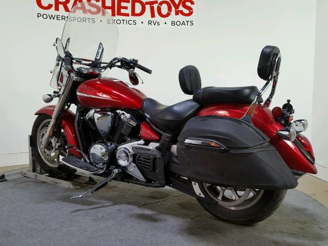 JYAVP25E99A009851 - 2009 YAMAHA XVS1300 CT RED photo 6