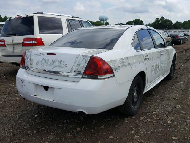 2G1WD5EM5A1252882 - 2010 CHEVROLET IMPALA POL WHITE photo 4