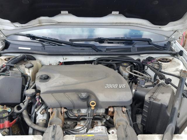 2G1WD5EM5A1252882 - 2010 CHEVROLET IMPALA POL WHITE photo 7