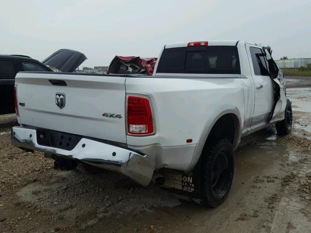 3C63RRJL9EG109003 - 2014 RAM 3500 LARAM WHITE photo 4