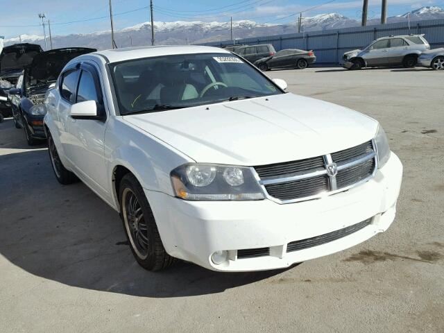 1B3LC76M58N649431 - 2008 DODGE AVENGER R/ WHITE photo 1