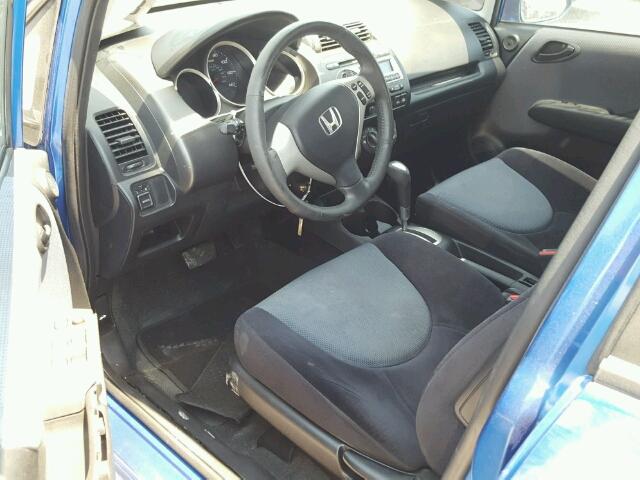 JHMGD38667S024412 - 2007 HONDA FIT S 蓝色 照片 9