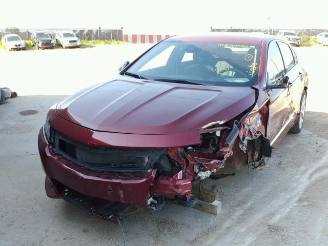 2G1145S32H9170609 - 2017 CHEVROLET IMPALA PRE წითელი ფოტო 2
