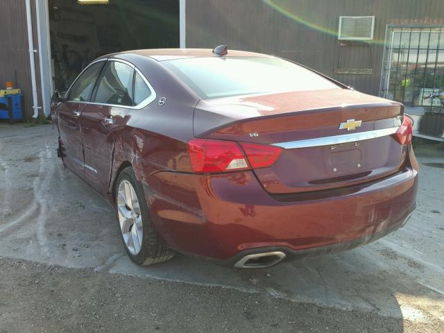 2G1145S32H9170609 - 2017 CHEVROLET IMPALA PRE წითელი ფოტო 3
