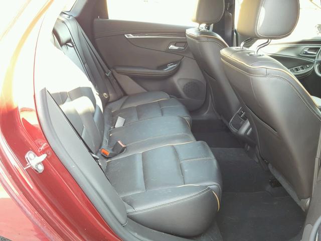 2G1145S32H9170609 - 2017 CHEVROLET IMPALA PRE წითელი ფოტო 6