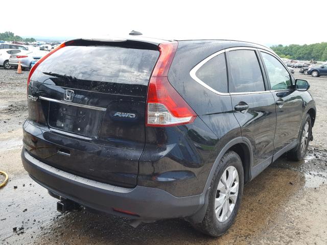 2HKRM4H79CH632751 - 2012 HONDA CR-V EXL BLACK photo 4