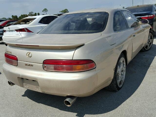 JT8CH32Y4T0051448 - 1996 LEXUS SC GOLD photo 4