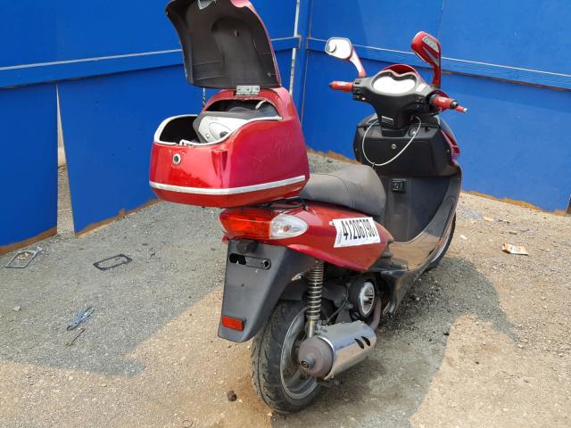 L5YTCKPA881221388 - 2008 LANCIA SCOOTER RED photo 4