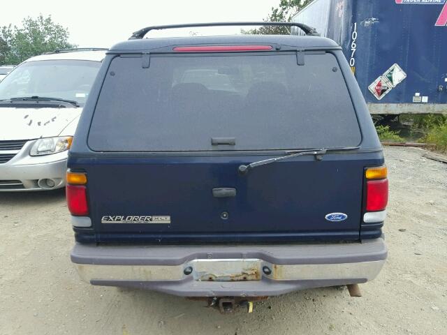 1FMDU34E0VUC26810 - 1997 FORD EXPLORER BLUE photo 9