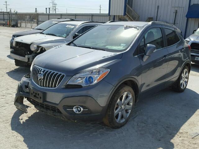 KL4CJDSB4EB735232 - 2014 BUICK ENCORE PRE GRAY photo 2