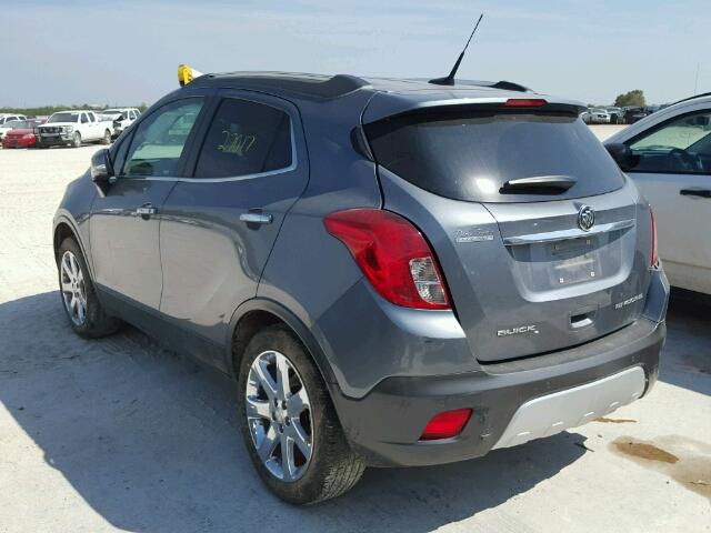 KL4CJDSB4EB735232 - 2014 BUICK ENCORE PRE GRAY photo 3