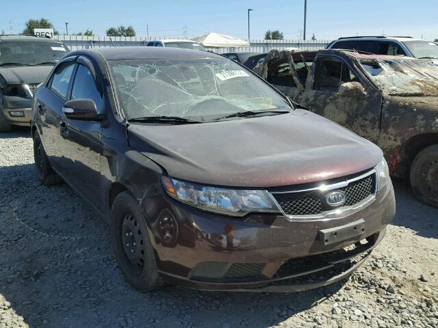 KNAFU4A25A5294020 - 2010 KIA FORTE EX BURGUNDY photo 1