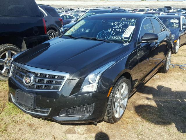 1G6AB5R38E0174238 - 2014 CADILLAC ATS LUXURY BLACK photo 2