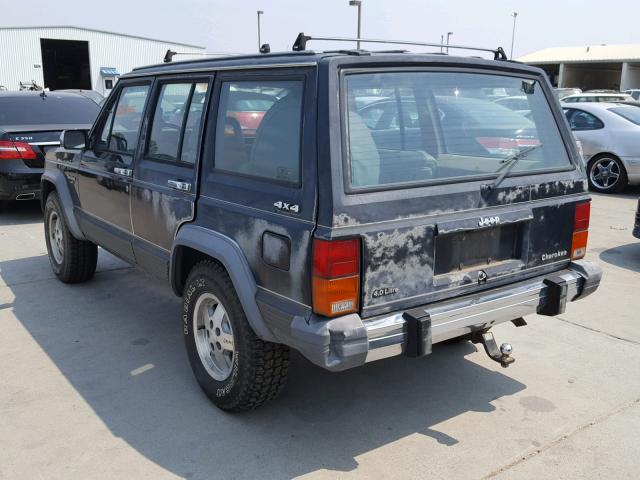 1JCMR7845JT227562 - 1988 JEEP CHEROKEE L BLUE photo 3