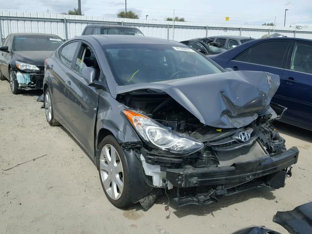 5NPDH4AE7DH298745 - 2013 HYUNDAI ELANTRA GL GRAY photo 1