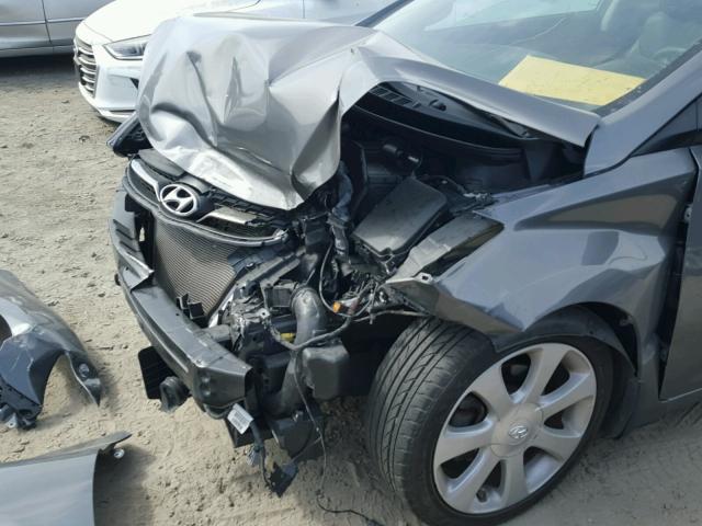 5NPDH4AE7DH298745 - 2013 HYUNDAI ELANTRA GL GRAY photo 9