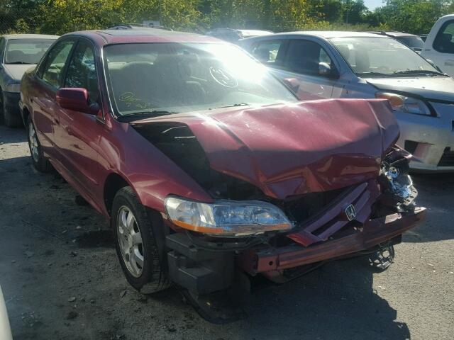 1HGCG66852A005024 - 2002 HONDA ACCORD EX BURGUNDY photo 1