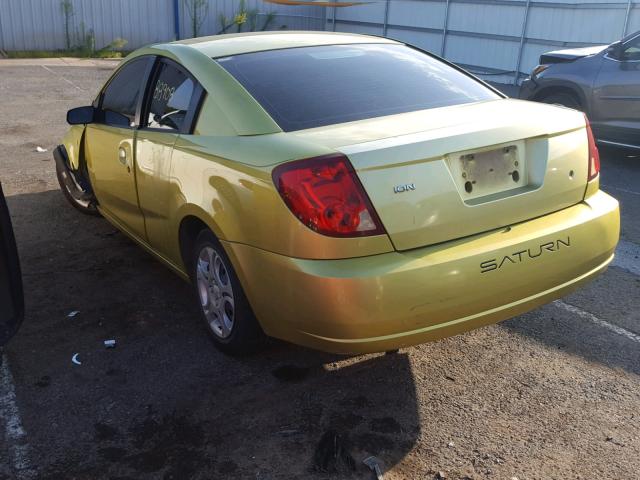 1G8AM12F04Z151240 - 2004 SATURN ION LEVEL GREEN photo 3
