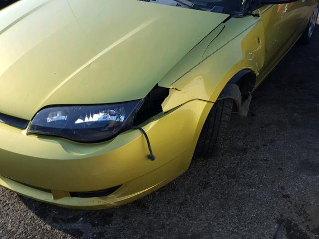 1G8AM12F04Z151240 - 2004 SATURN ION LEVEL GREEN photo 9