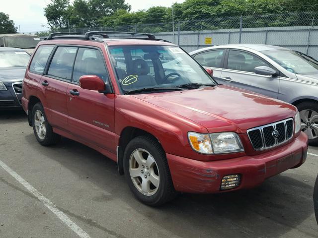 JF1SF65602G752644 - 2002 SUBARU FORESTER S RED photo 1