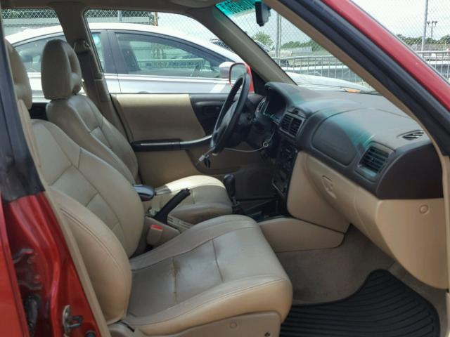 JF1SF65602G752644 - 2002 SUBARU FORESTER S RED photo 5