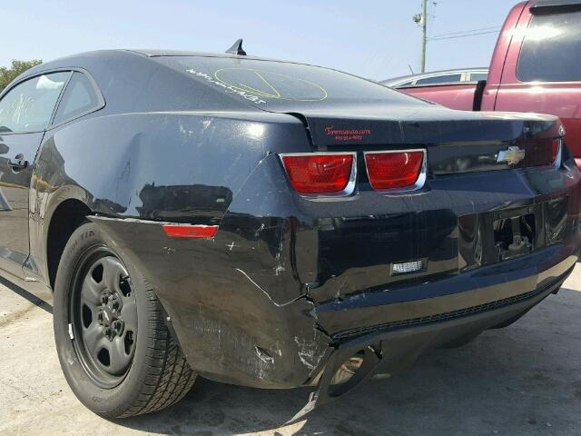 2G1FA1EDXB9167251 - 2011 CHEVROLET CAMARO LS BLACK photo 9