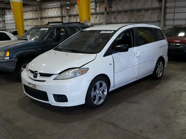 JM1CR293970139601 - 2007 MAZDA 5 WHITE photo 2