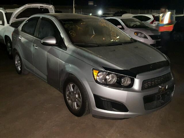 1G1JC5SB0C4206478 - 2012 CHEVROLET SONIC SILVER photo 1