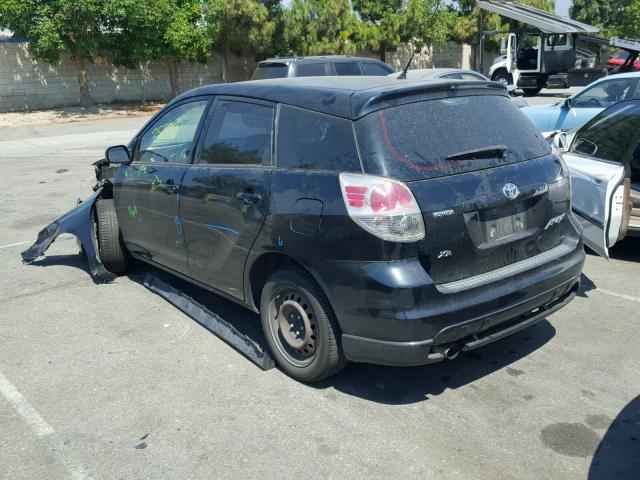 2T1KR32E55C469834 - 2005 TOYOTA MATRIX XR BLACK photo 3