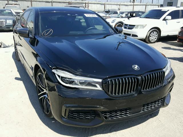 WBA7F0C50HGM21107 - 2017 BMW 750 I BLACK photo 1