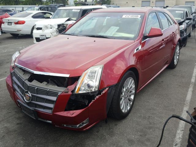 1G6DJ8EY3B0120490 - 2011 CADILLAC CTS PERFOR RED photo 2