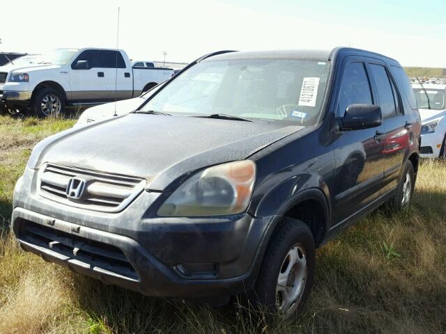 JHLRD68433C015846 - 2003 HONDA CR-V LX BLACK photo 2