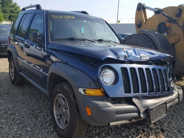 1J4GL38K55W619902 - 2005 JEEP LIBERTY RE BLUE photo 1