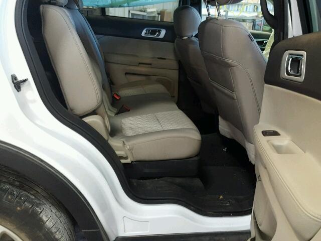 1FM5K7D82EGB09644 - 2014 FORD EXPLORER WHITE photo 6