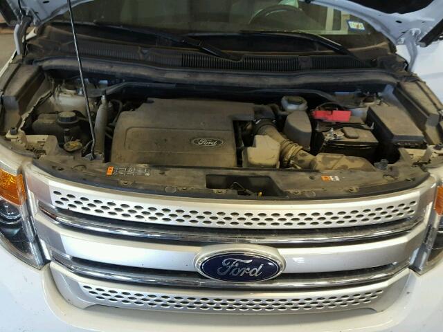 1FM5K7D82EGB09644 - 2014 FORD EXPLORER WHITE photo 7