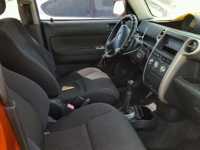 JTLKT334740166185 - 2004 TOYOTA SCION XB Orange Foto 5