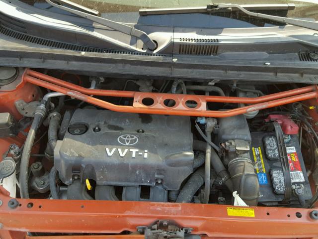 JTLKT334740166185 - 2004 TOYOTA SCION XB Orange Foto 7