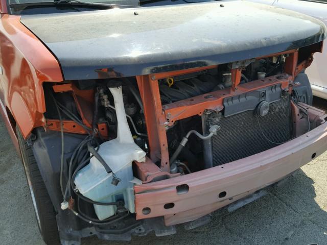 JTLKT334740166185 - 2004 TOYOTA SCION XB Orange Foto 9