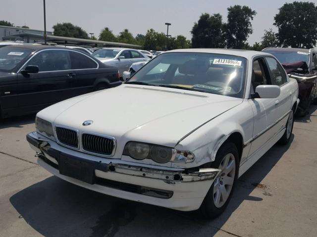 WBAGG83491DN84610 - 2001 BMW 740 I AUTO WHITE photo 2