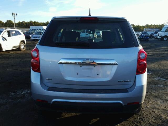 2CNFLCEC3B6451032 - 2011 CHEVROLET EQUINOX LS SILVER photo 10