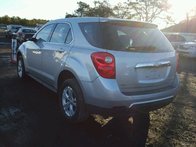 2CNFLCEC3B6451032 - 2011 CHEVROLET EQUINOX LS SILVER photo 3