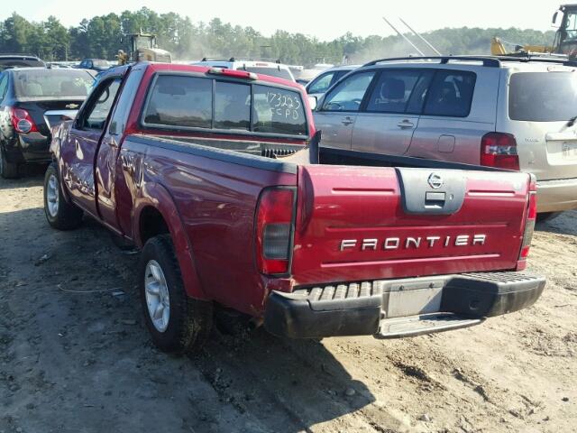 1N6DD26T13C422233 - 2003 NISSAN FRONTIER RED photo 3